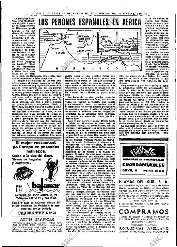ABC MADRID 26-07-1973 página 25