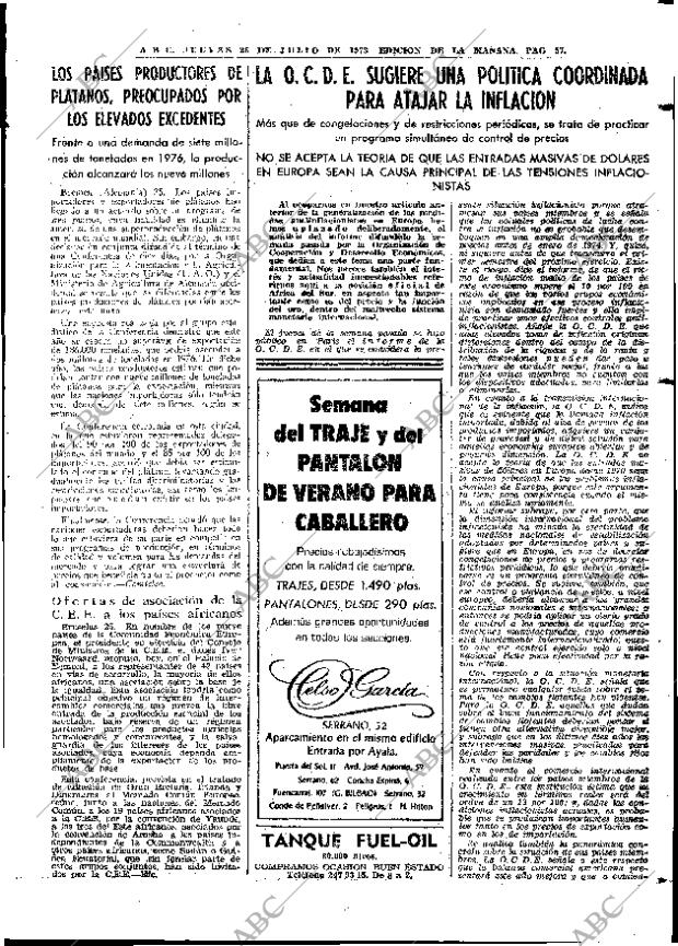 ABC MADRID 26-07-1973 página 57
