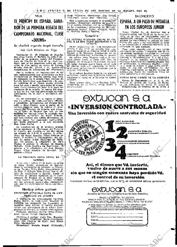ABC MADRID 26-07-1973 página 65