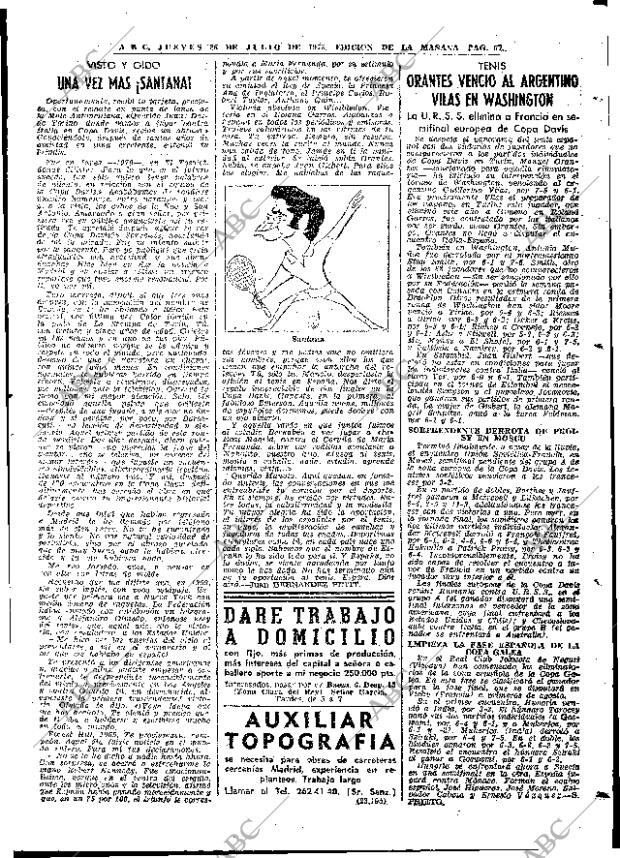 ABC MADRID 26-07-1973 página 67