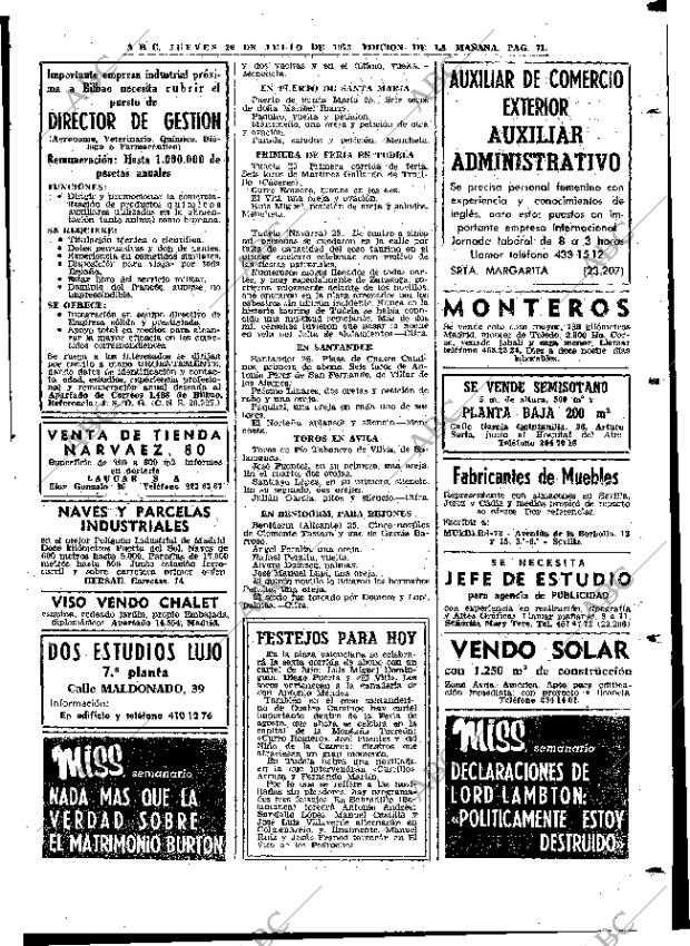 ABC MADRID 26-07-1973 página 71