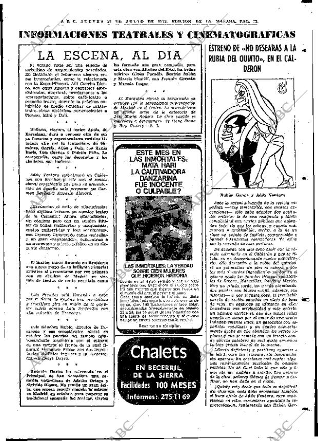 ABC MADRID 26-07-1973 página 73