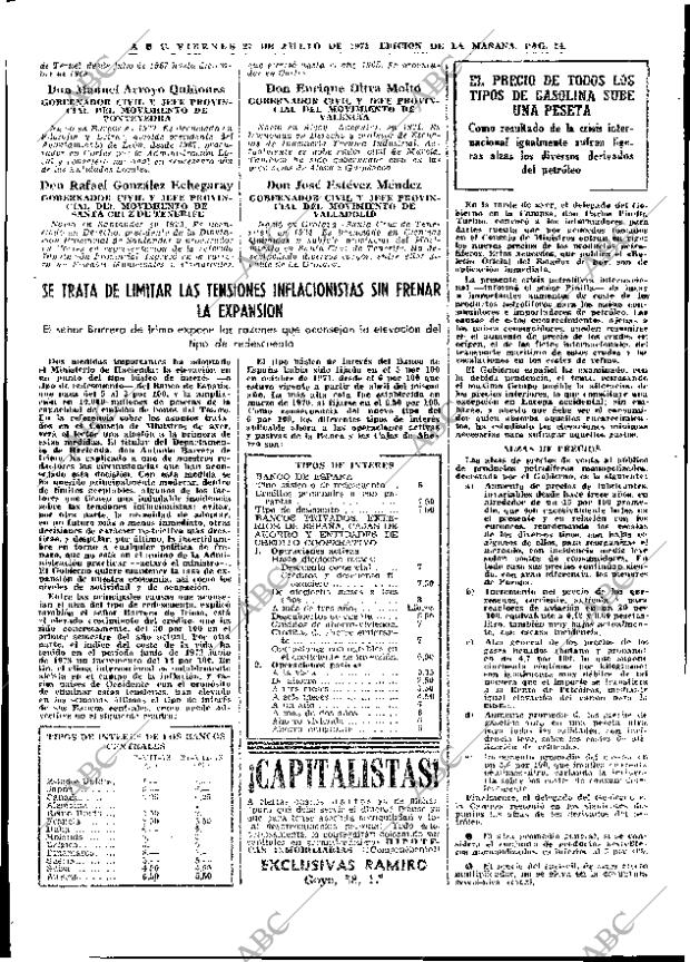 ABC MADRID 27-07-1973 página 24