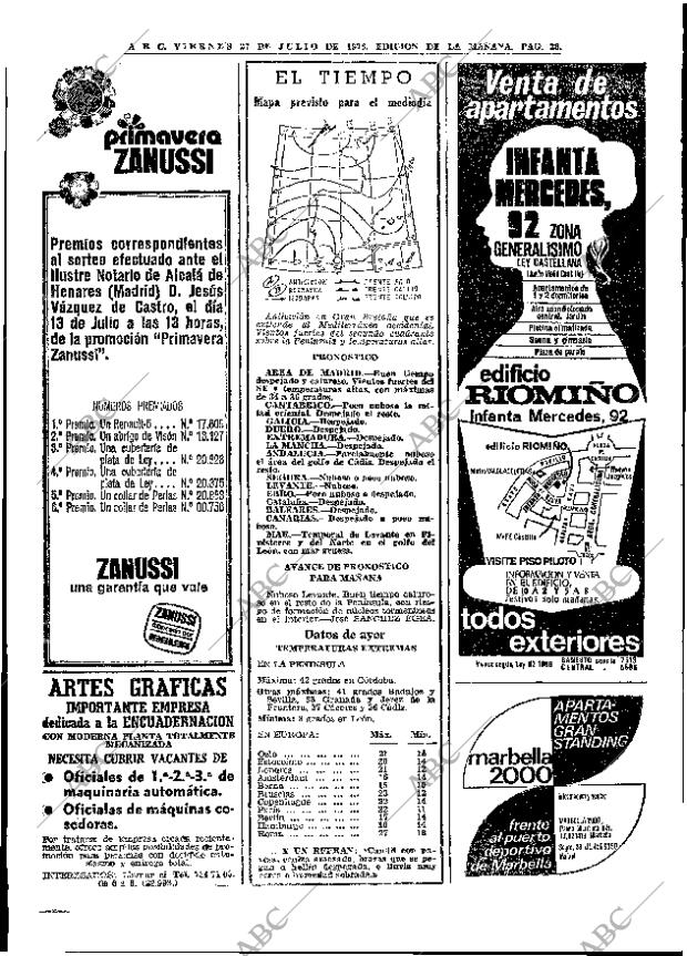 ABC MADRID 27-07-1973 página 38