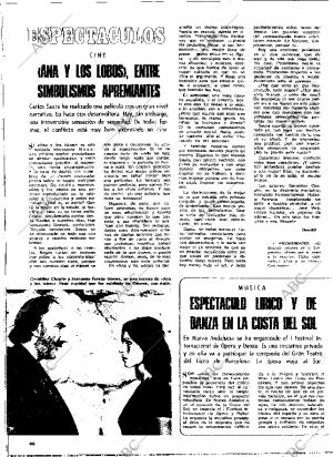 BLANCO Y NEGRO MADRID 28-07-1973 página 66