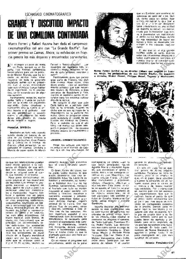 BLANCO Y NEGRO MADRID 28-07-1973 página 67