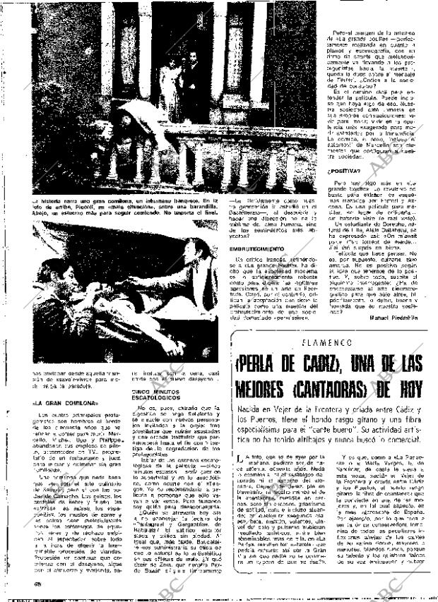 BLANCO Y NEGRO MADRID 28-07-1973 página 68