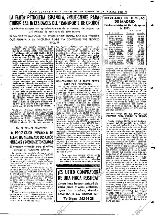 ABC MADRID 02-08-1973 página 45