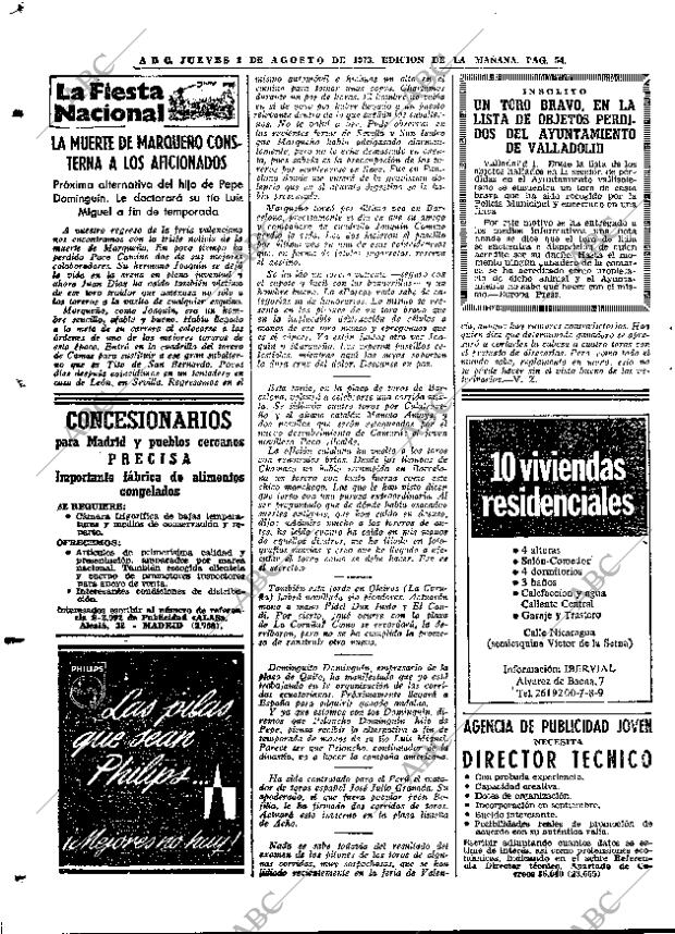 ABC MADRID 02-08-1973 página 54