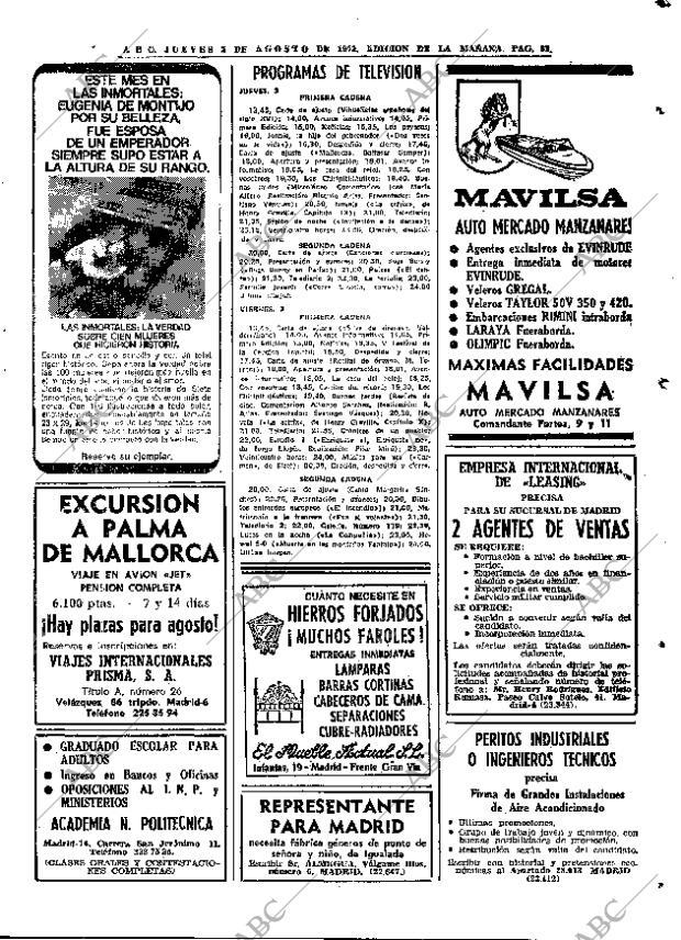 ABC MADRID 02-08-1973 página 61