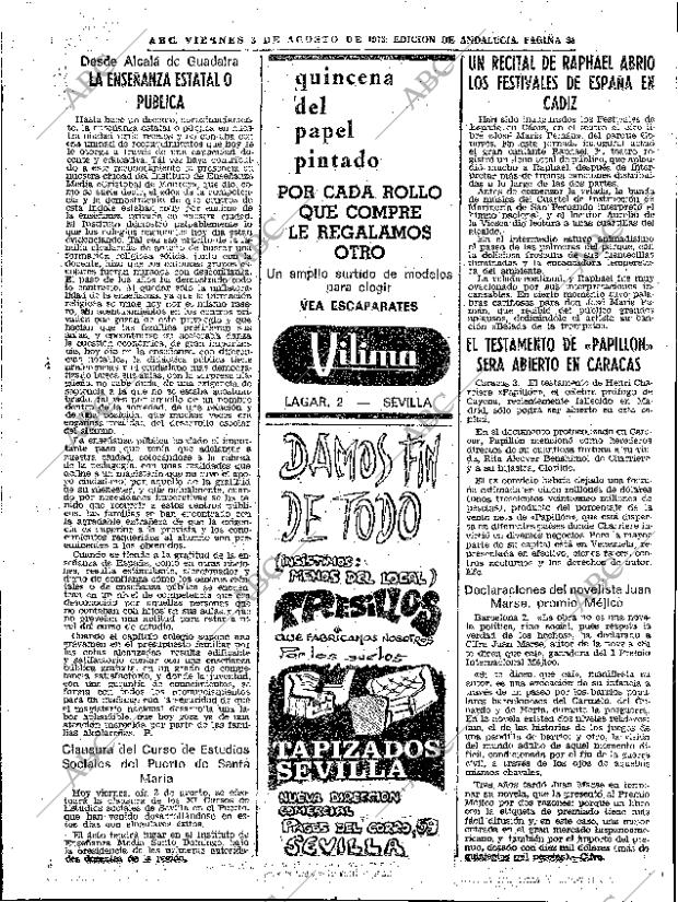 ABC SEVILLA 03-08-1973 página 34