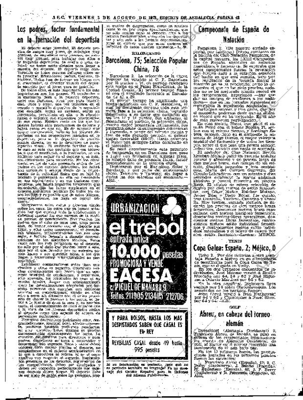 ABC SEVILLA 03-08-1973 página 43