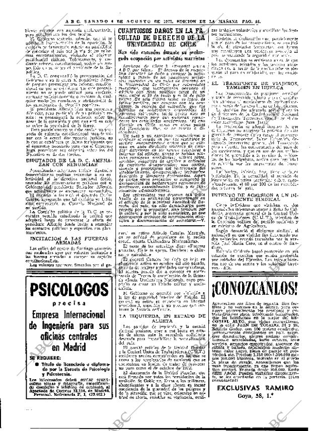 ABC MADRID 04-08-1973 página 16