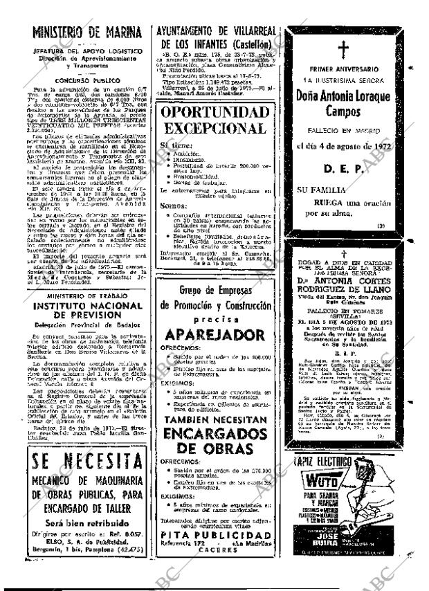 ABC MADRID 04-08-1973 página 65