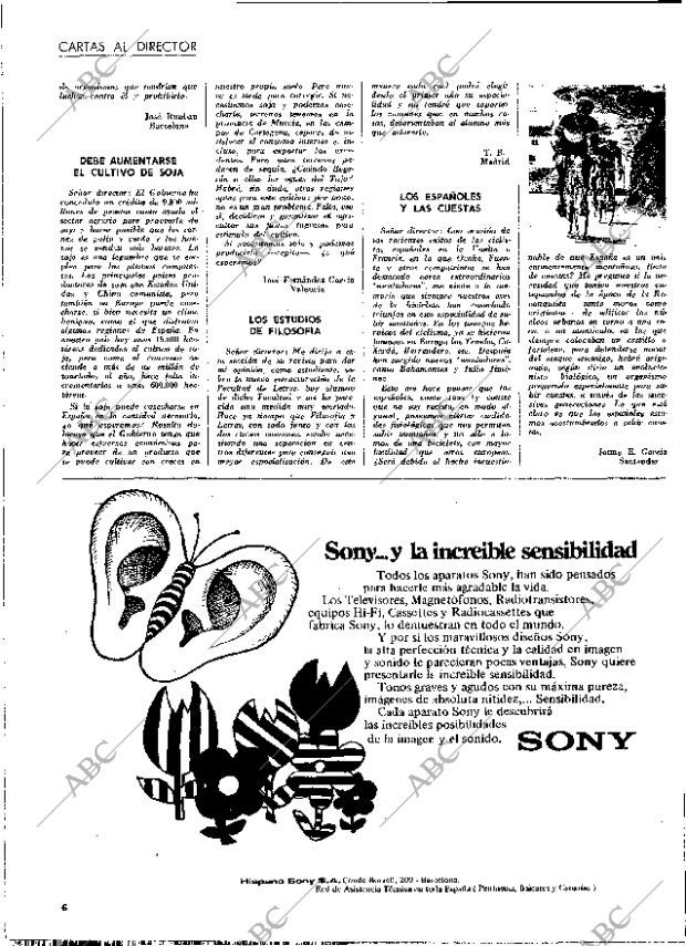 BLANCO Y NEGRO MADRID 04-08-1973 página 6
