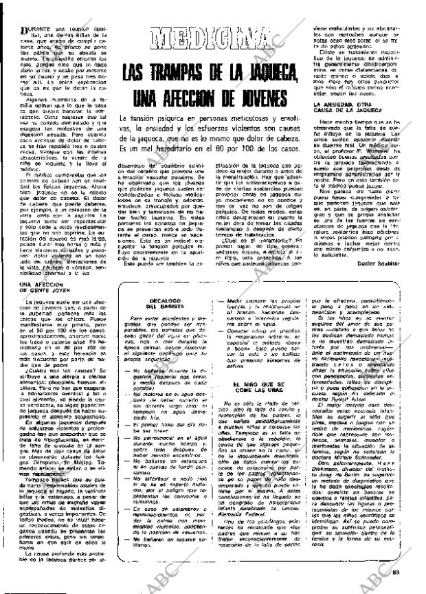 BLANCO Y NEGRO MADRID 04-08-1973 página 83
