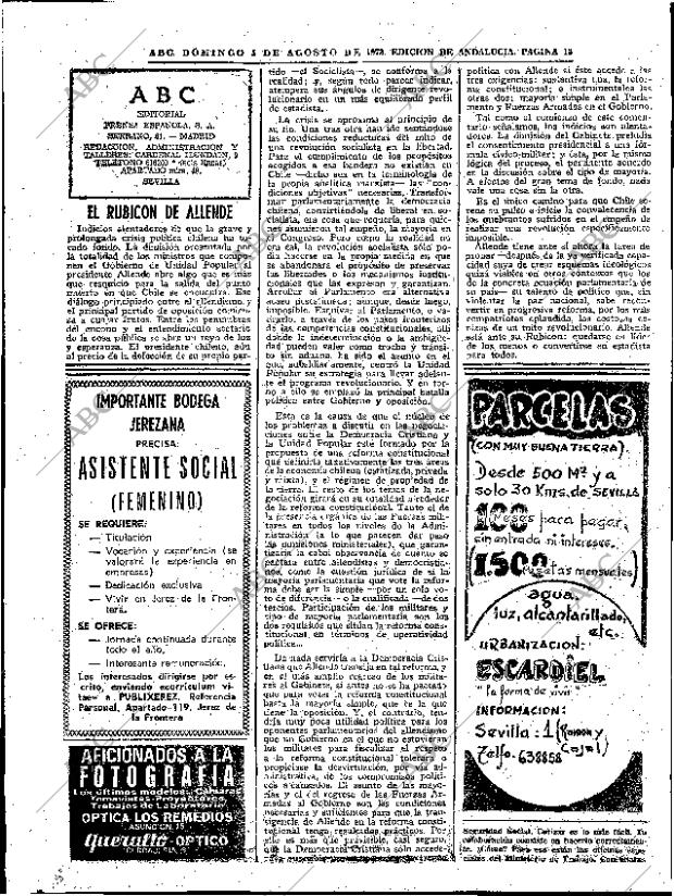 ABC SEVILLA 05-08-1973 página 18