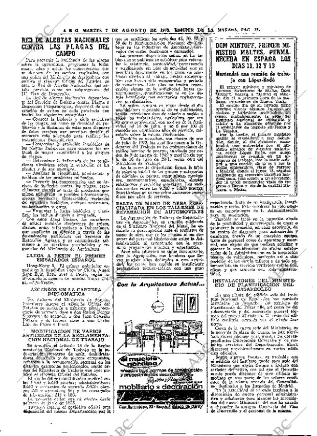 ABC MADRID 07-08-1973 página 22