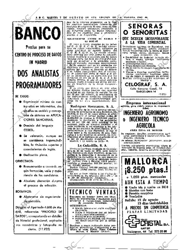 ABC MADRID 07-08-1973 página 44