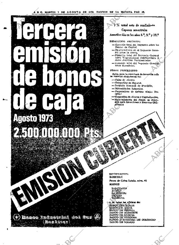 ABC MADRID 07-08-1973 página 46