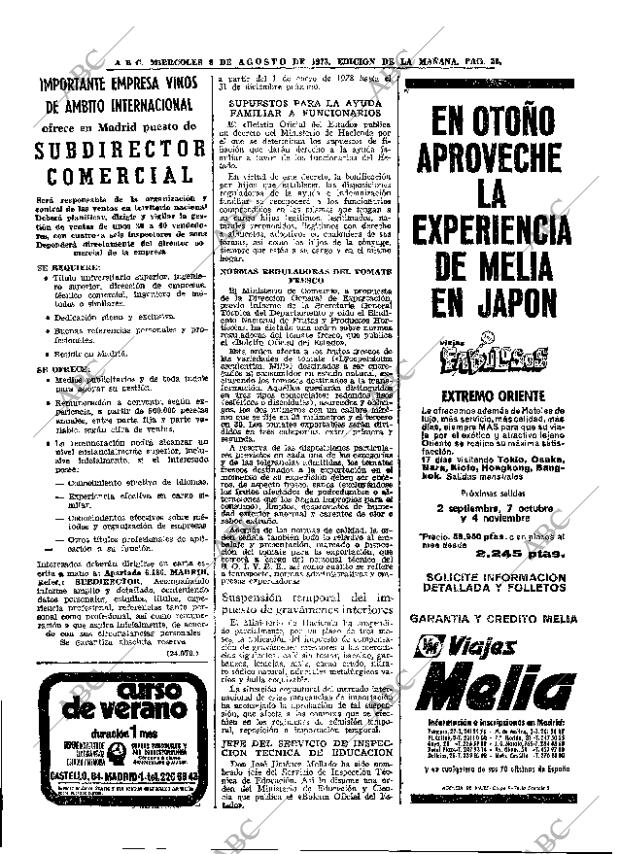 ABC MADRID 08-08-1973 página 22