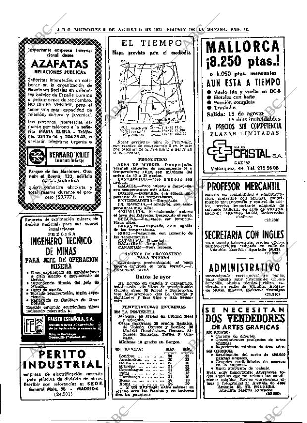 ABC MADRID 08-08-1973 página 32