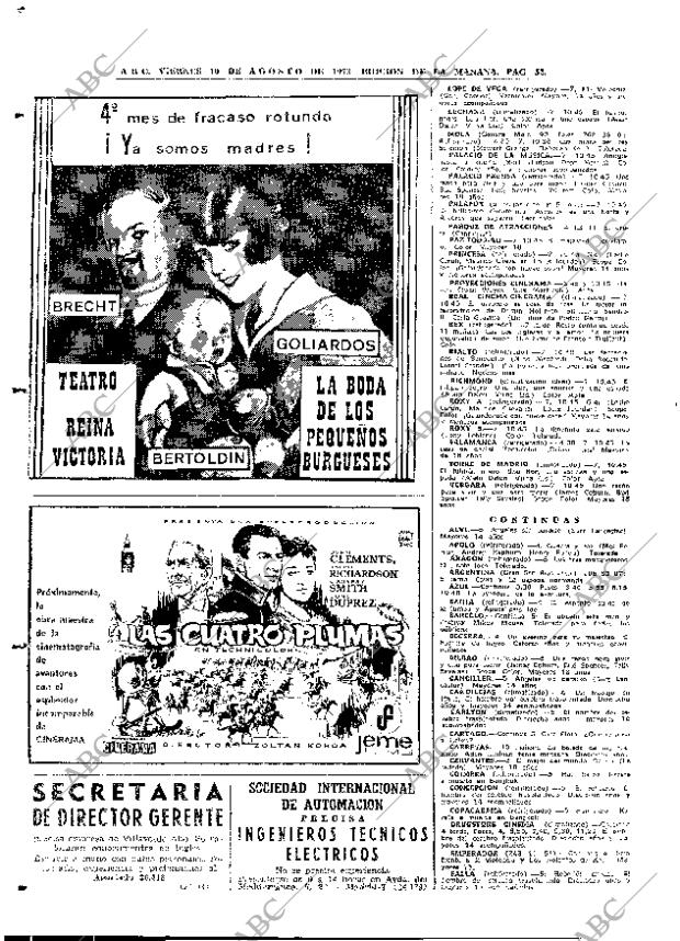 ABC MADRID 10-08-1973 página 52