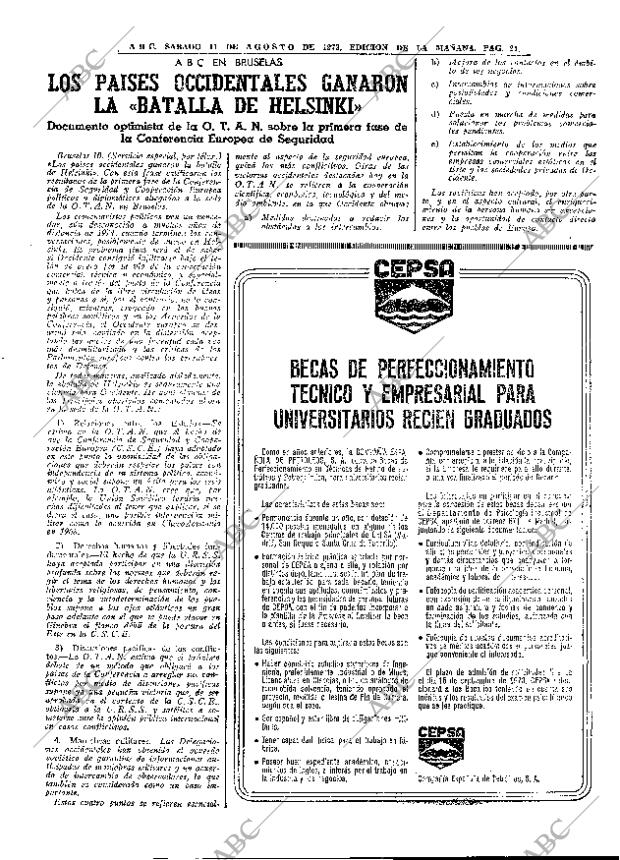ABC MADRID 11-08-1973 página 21