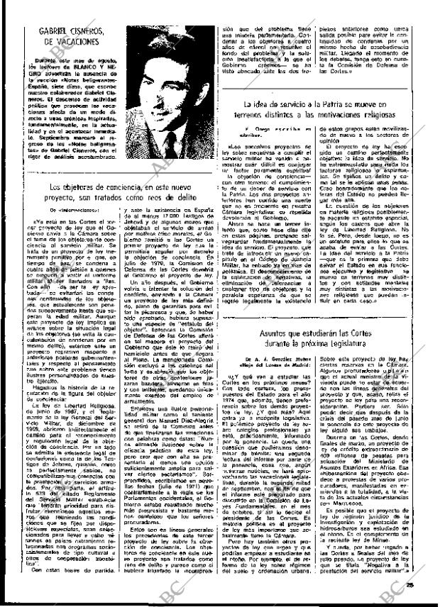 BLANCO Y NEGRO MADRID 11-08-1973 página 25