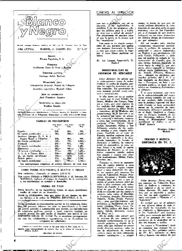 BLANCO Y NEGRO MADRID 11-08-1973 página 4