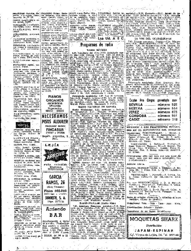 ABC SEVILLA 14-08-1973 página 74