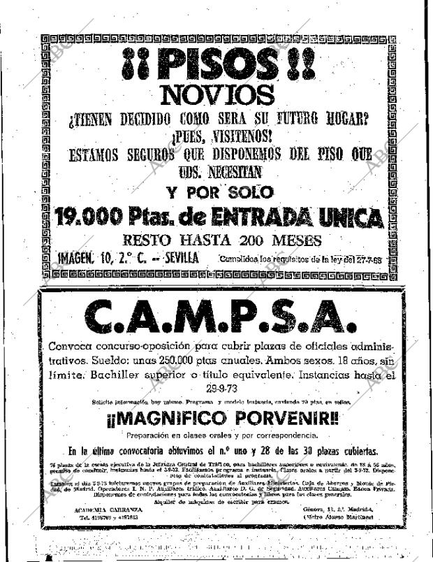 ABC SEVILLA 16-08-1973 página 50