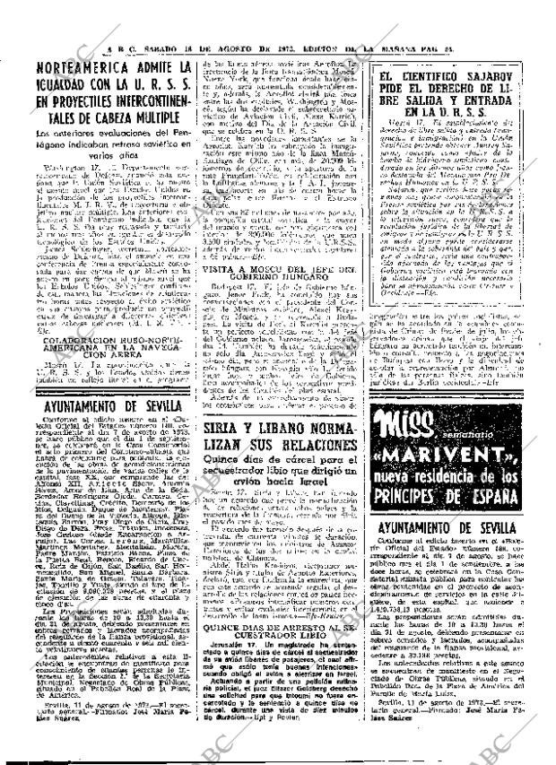 ABC MADRID 18-08-1973 página 24