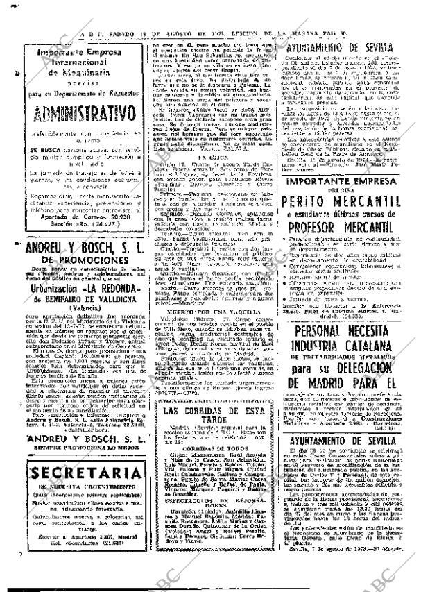 ABC MADRID 18-08-1973 página 50
