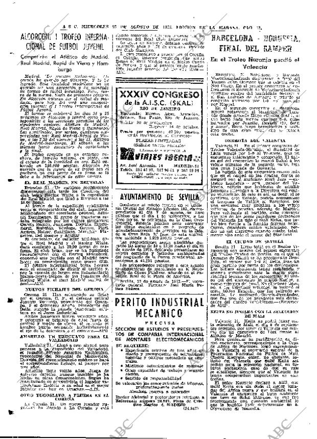 ABC MADRID 22-08-1973 página 52