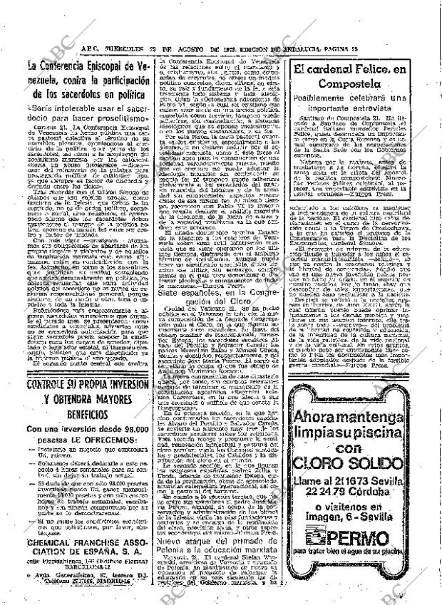 ABC SEVILLA 22-08-1973 página 25