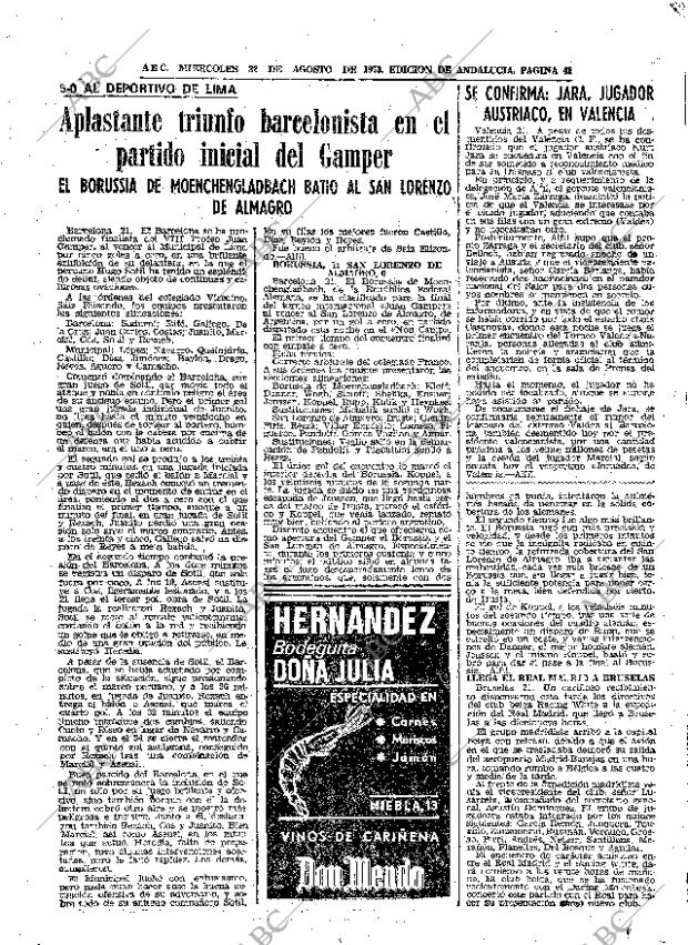 ABC SEVILLA 22-08-1973 página 41