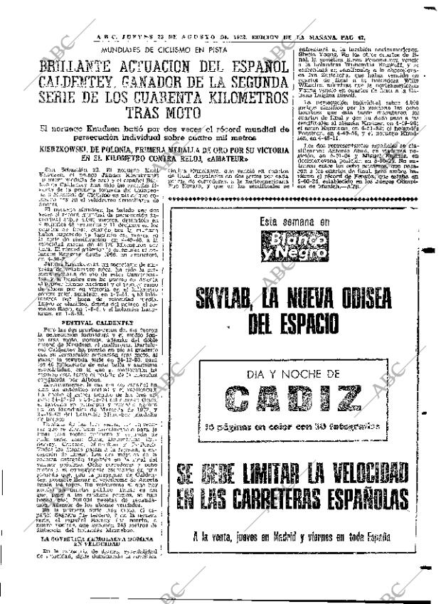 ABC MADRID 23-08-1973 página 43