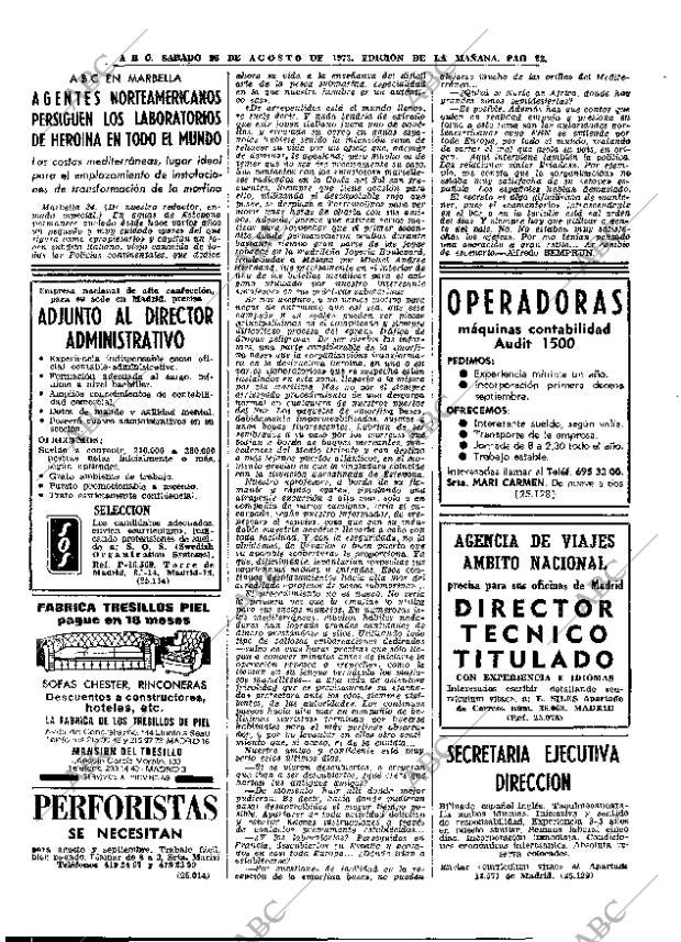 ABC MADRID 25-08-1973 página 22