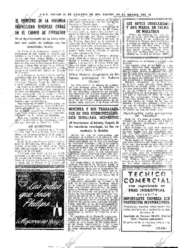 ABC MADRID 25-08-1973 página 25