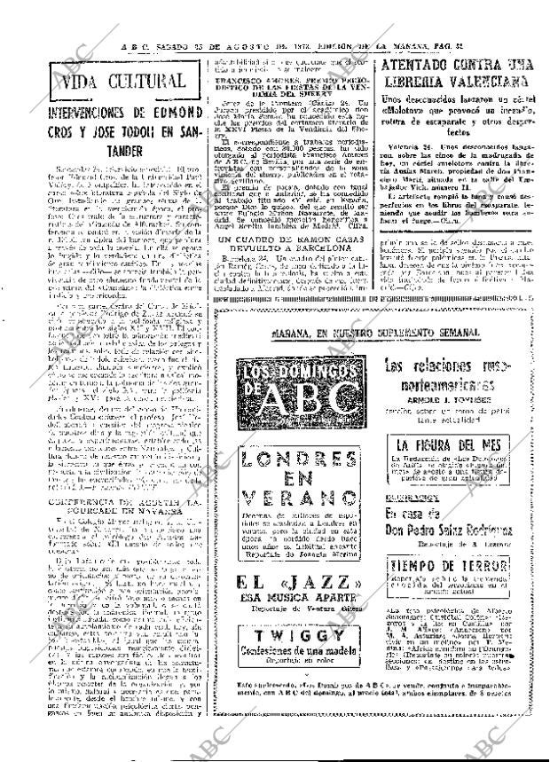ABC MADRID 25-08-1973 página 35