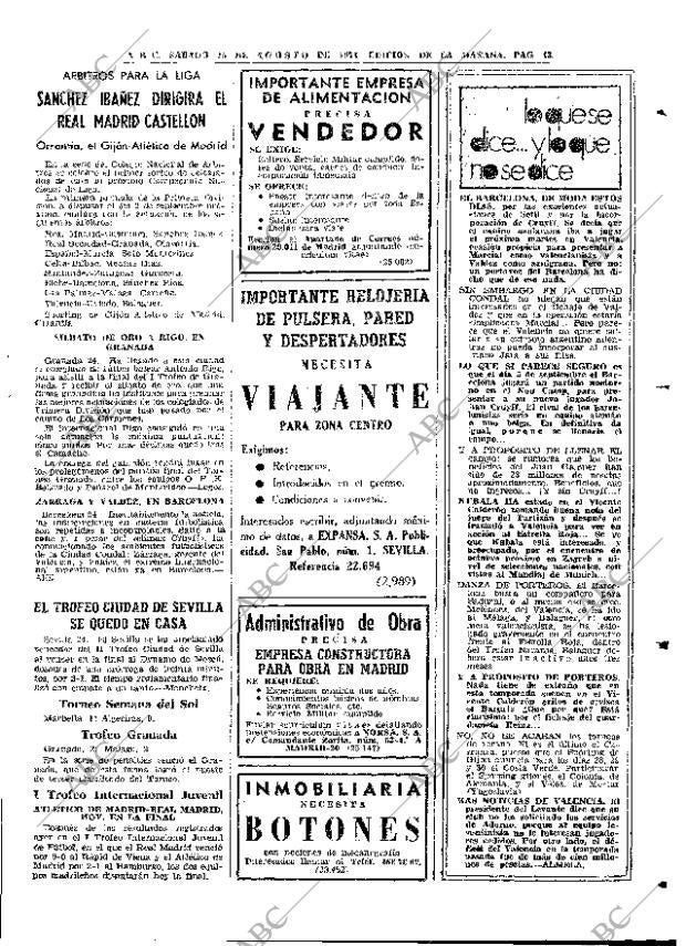 ABC MADRID 25-08-1973 página 43