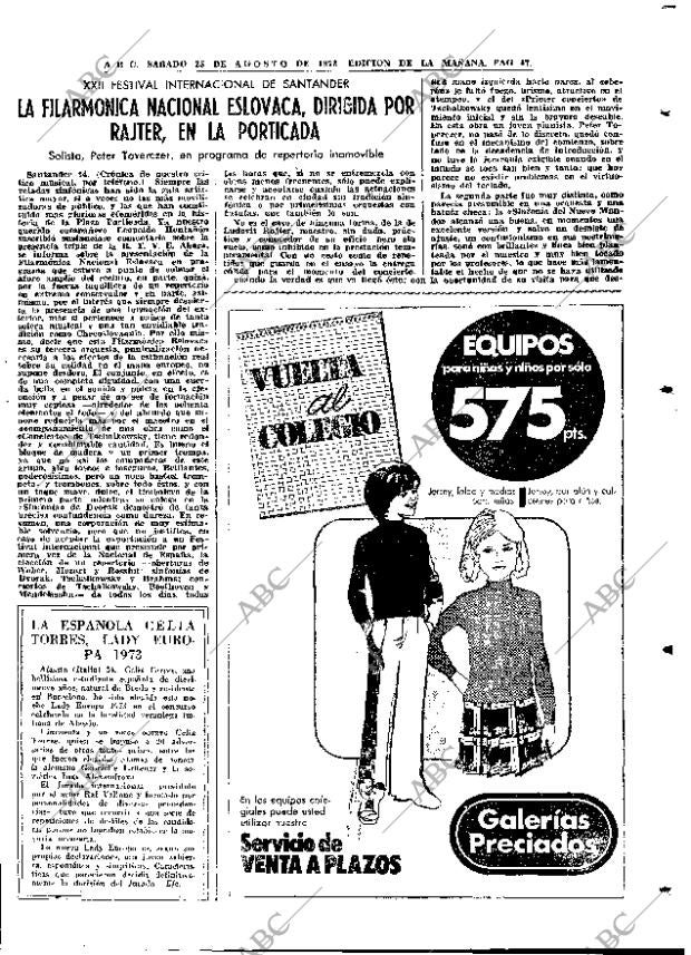ABC MADRID 25-08-1973 página 47