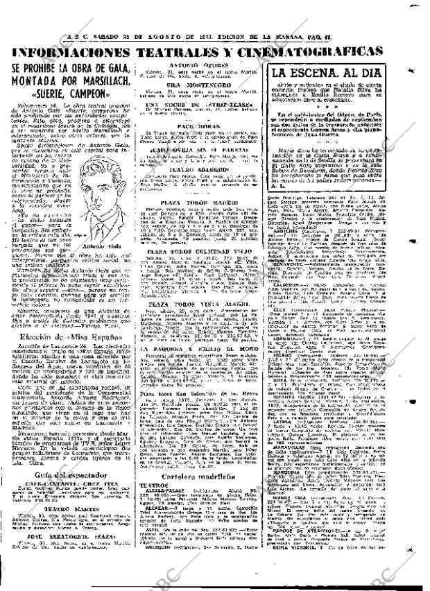 ABC MADRID 25-08-1973 página 49