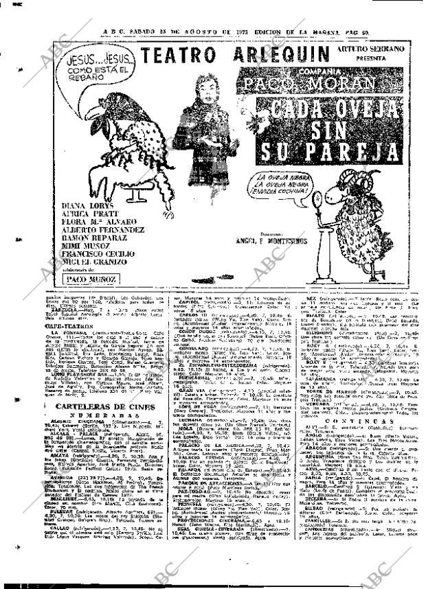 ABC MADRID 25-08-1973 página 50
