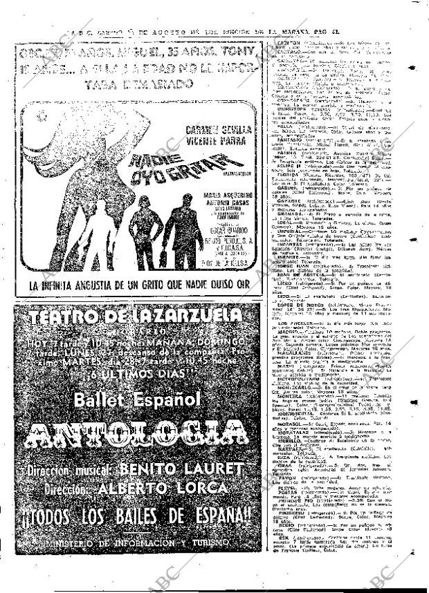 ABC MADRID 25-08-1973 página 51
