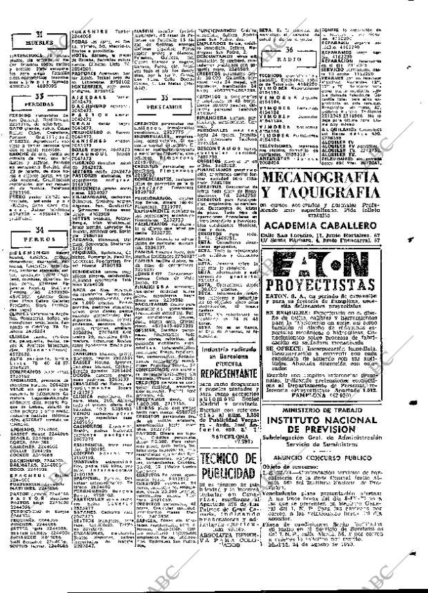 ABC MADRID 25-08-1973 página 63