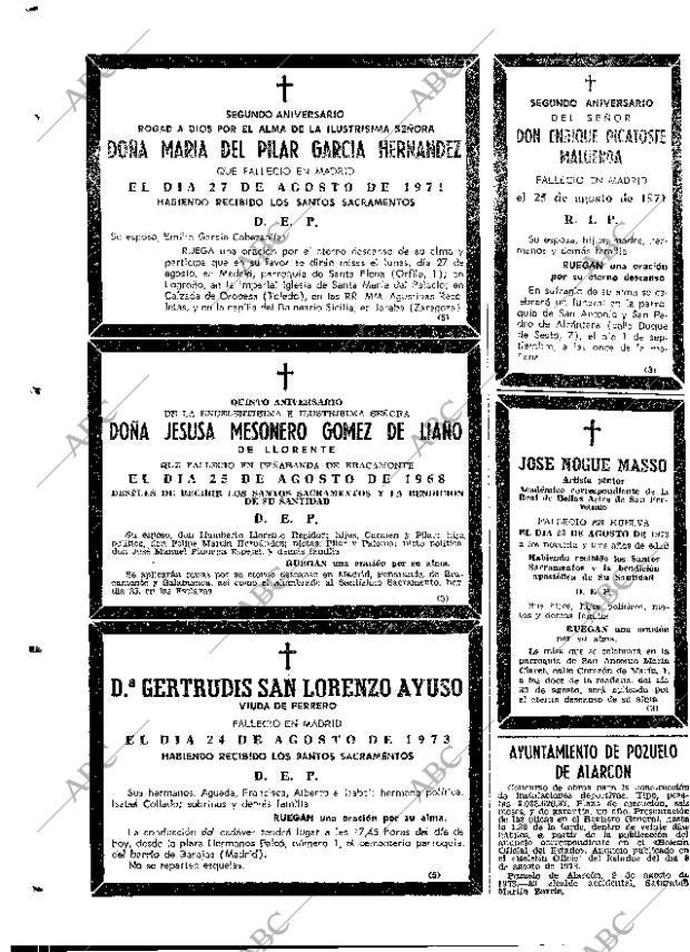 ABC MADRID 25-08-1973 página 64