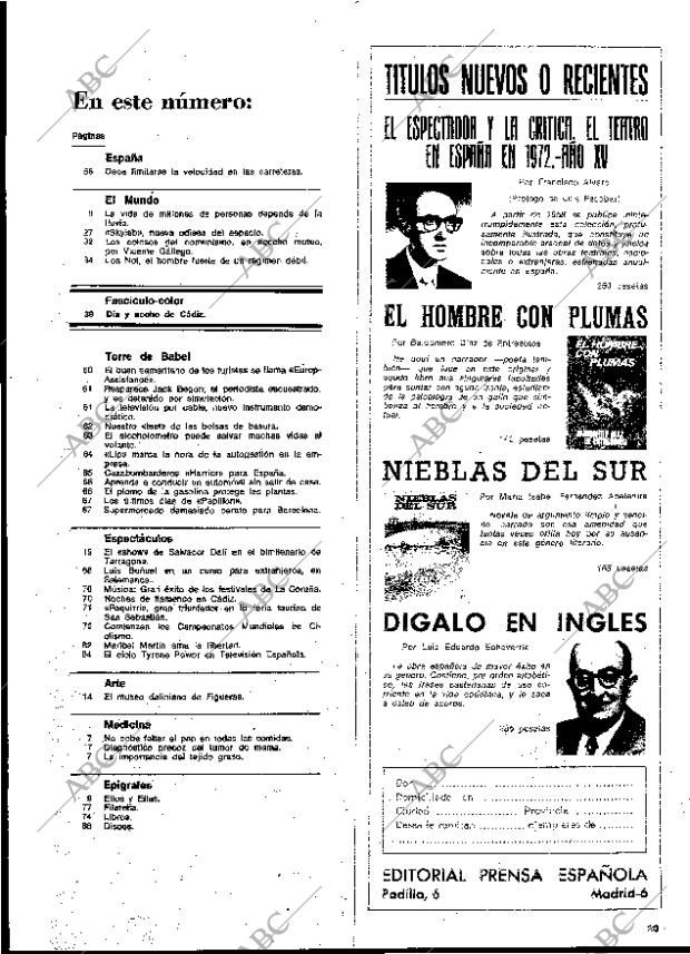 BLANCO Y NEGRO MADRID 25-08-1973 página 23