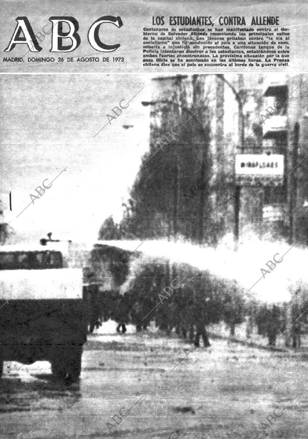 ABC MADRID 26-08-1973 página 1